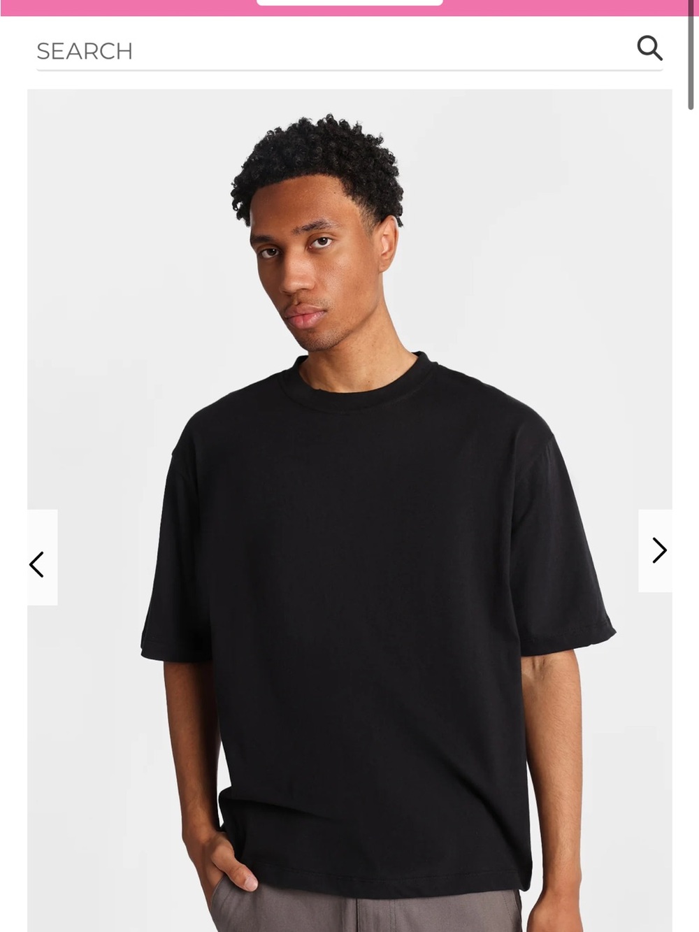 Bluenotes Oversized Black Short Sleeve Crewneck Tee